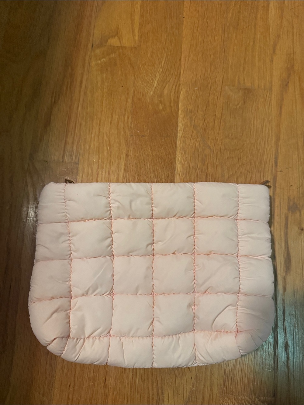 Women's Quilted Pouch - Light Pink